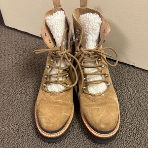 Marc Fisher Tan Winter Boots